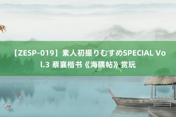 【ZESP-019】素人初撮りむすめSPECIAL Vol.3 蔡襄楷书《海隅帖》赏玩